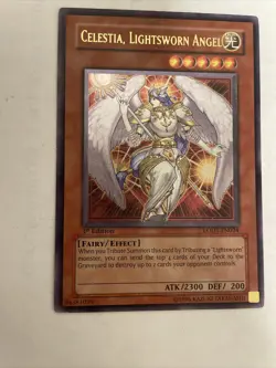 Ultimate Rare Celestia, Lightsworn Angel LODT-EN024 1st edition Nm - Image 5