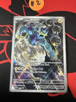 Pokemon TCG Thundurus Black Star Promo #SVP209 Full Art Holo NM - Image 3