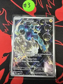 Pokemon TCG Thundurus Black Star Promo #SVP209 Full Art Holo NM - Image 5