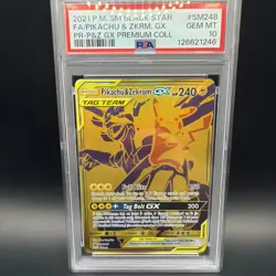 Pokemon TCG Pikachu Zekrom GX Full Art MP SM248 PSA 10 GEM MINT NEW CERT 🔥🔥 - Image 1