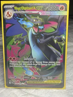 Pokemon TCG Phantasmal Flames: Mega Charizard X ex 109/094 Near Mint NM #109 - Image 1