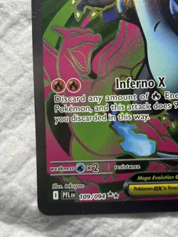 Pokemon TCG Phantasmal Flames: Mega Charizard X ex 109/094 Near Mint NM #109 - Image 5