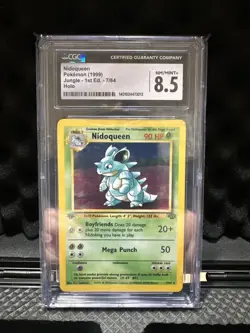 CGC 8.5 Nidoqueen 1999 Jungle 1st Edition 7/64 Holo Pokemon Card - Image 1