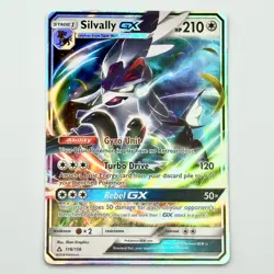 Silvally GX 116/156 Near Mint Ultra Rare Holo Pokemon SM Ultra Prism - Image 1