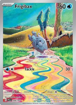 Frigibax - 208/193 - Pokemon Paldea Evolved Illustration Rare Card NM - Image 1