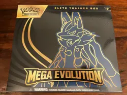 Pokemon TCG Mega Evolutions Elite Trainer Box ETB Lucario Art Factory Sealed - Image 1