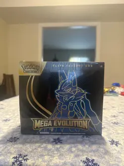 Pokemon TCG Mega Evolutions Elite Trainer Box ETB Lucario Art Factory Sealed - Image 1