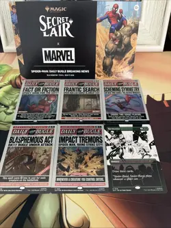 Secret Lair x Spider-Man: Daily Bugle Breaking News - Foil w/ Inked Harmonize - Image 1