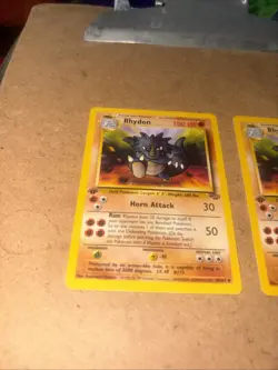 Pokemon TCG Rhydon Jungle 1st Edition Uncommon Card 45/64 Regular - Image 2
