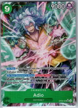 Adio (Alt Art) OP09-023 English Emperors in the New World - One Piece Card - NM - Image 1
