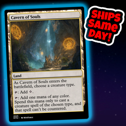 Cavern Of Souls - Custom Art Magic: The Gathering Playtest Card - Commander EDH - Image 1