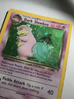 Pokemon TCG - Legendary Collection Dark Slowbro Holo Rare Card - 8/110 ENG good - Image 2