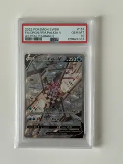 PSA 10 - Pokemon Origin Forme Palkia V 167/189 - Astral Radiance - Gem Mint - Image 1