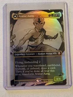 Avatar Aang (Borderless) Avatar: The Last Airbender Foil - Image 1