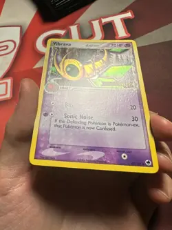 VIBRAVA [Delta] 42/101 EX Dragon Frontiers REVERSE HOLO RH Pokemon TCG card NM+ - Image 2