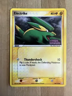 Pokemon - 1x Electrike 64/110 - Reverse Holo EX Holon Phantoms VLP - Image 1