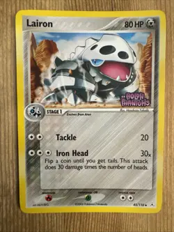 Lairon 45/110 - Pokemon Ex Holon Phantoms Reverse Holo DMG - Image 1