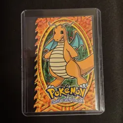 1999 Topps Pokemon the First Movie Dragonite E12 of 12 Die-Cut - Image 1