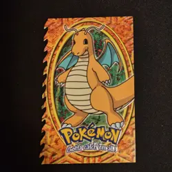 1999 Topps Pokemon the First Movie Dragonite E12 of 12 Die-Cut - Image 2