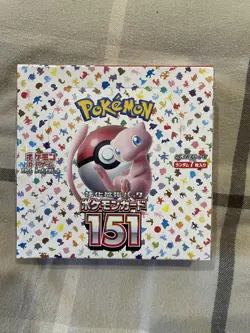 Pokemon 151 Japanese Booster Box SV2A Factory Sealed Pokemon TCG - Image 1
