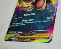 Pokemon Mega Sharpedo EX Double Rare Full Art Holo Me02 Phantasmal 061/094 - Image 5