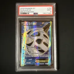 2015 POKEMON XY BREAKTHROUGH #155 FULL ART/GLALIE EX - PSA 9 - Image 2