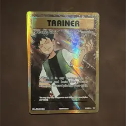 Pokemon TCG Brock's Grit Full Art Ultra Rare Holo Trainer 107/108 Evolutions - Image 1