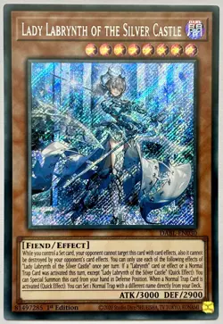 DABL-EN030 Lady Labrynth of the Silver Castle - Secret Rare 1st Edition LP - Image 1