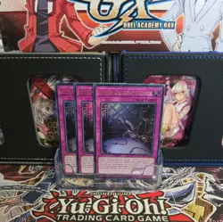 YuGiOh! The Black Goat Laughs x3 CH01-EN038 Ultra Rare - Image 1