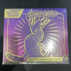 Pokemon TCG Scarlet and Violet Base Set Elite Trainer Box ETB Miraidon - Image 1