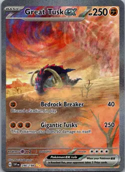 Great Tusk ex Special Illustration Rare SV01: Scarlet & Violet Base Set 246/198 - Image 1