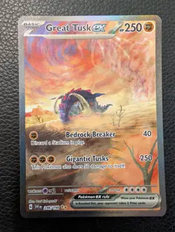 Great Tusk ex - 246/198 Scarlet & Violet Base Set (Pokemon) Illustration Rare - Image 1