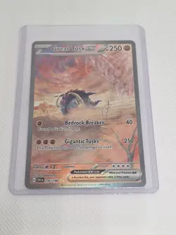 Great Tusk ex 246/198 Scarlet & Violet Base Special Illustration Rare Pokemon - Image 1