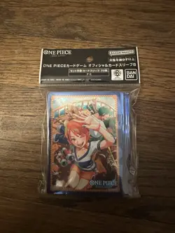 ONE PIECE Card Game NAMI Card Sleeves Set Authorized Store Edition Limited - Image 1