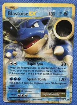 Blastoise EX 21/108 Evolutions Ultra Rare Holo English Pokemon TCG Card - Image 1