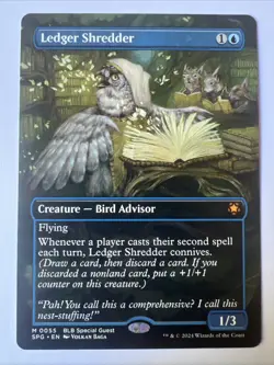 Magic the Gathering - Bloomburrow Special Guest - Ledger Shredder - BORDERLESS - Image 1