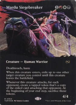 Mardu Siegebreaker (Borderless) NM Foil Tarkir #364 Rare MTG - Image 1