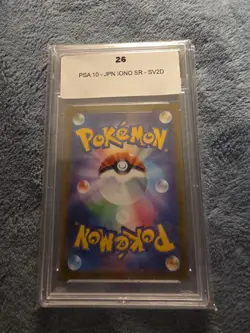 2023 Pokemon Iono 091/071 Super Rare SV2D Clay Burst Japanese JP PSA 10 Gem Mint - Image 2
