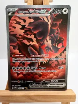Pokemon Prismatic Evolutions - 168/131 Bloodmoon Ursaluna ex - SIR - NM/M - Image 1