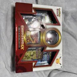 POKEMON CHARIZARD EX 20 ANNIVERSARY RED & BLUE COLLECTION BOX SEALED GENERATIONS - Image 1