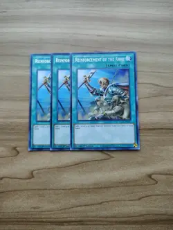 Yu-Gi-Oh! - Reinforcement Of The Army 3X - Full Playset - Rare - Image 1