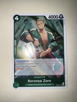 One Piece TCG - Roronoa Zoro - PRB02-006 English NM TCG CCG Card Game - Image 1
