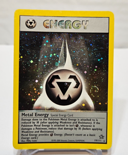 Metal Energy 19/111 Holo Rare Unlimited Neo Genesis Pokemon *SWIRL* 604 - Image 1