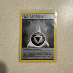 Metal Energy 19/111 Neo Genesis Pokemon Card Holo Rare Swirl Lightly Played LP - Image 1