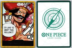 DON!! Card (Gol.D.Roger) (Gold) DON!! Carrying On His Will One Piece Alt Art NM - Image 3