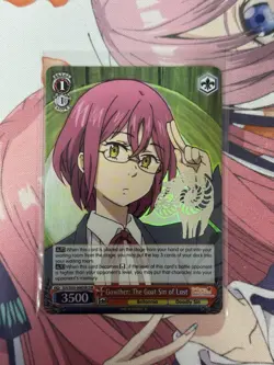 Weiss Schwarz 7 Deadly Sins 7DS Gowther: The Goat Sin of Lust SX05-068DSR - Image 1