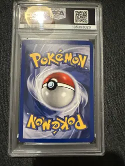Pokemon TCG Erika's Dragonair Holo 1st Edition 4/132 PARTIAL SWIRL PSA 8 - Image 4