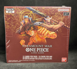 One Piece Paramount War Booster Box OP-02 English Factory Sealed Brand New 811039039080 - Image 1