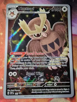 Noctowl SVP 141 - Stellar Crown ETB Black Star Promo - Pokemon TCG NM - Image 1
