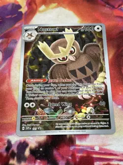 Pokemon TCG - Noctowl SVP 141 Black Star Promo Stellar Crown ETB Exclusive NM - Image 1